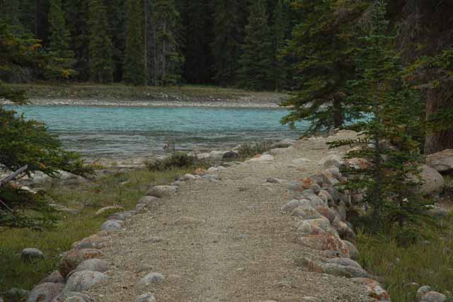 the Athabasca River, Jasper